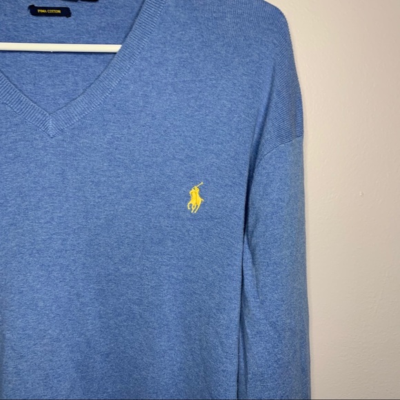 Polo Ralph Lauren MEN'S V-NECK Sweater Size XL - Picture 3 of 11